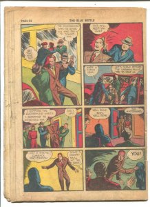 Blue Beetle 1940's--Early Golden Age issue, coverless-Mastermind-Includes pag...