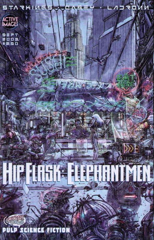 Hip Flask: Elephantmen #1B VF/NM; Comicraft | combined shipping available - deta