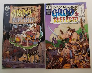 Groo And Rufferto #1-4 Complete Set High Grade NM Dark Horse 1998