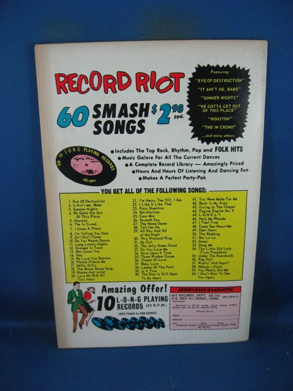 HERBIE THE FAT FURY 16 F VF  1966 ACG