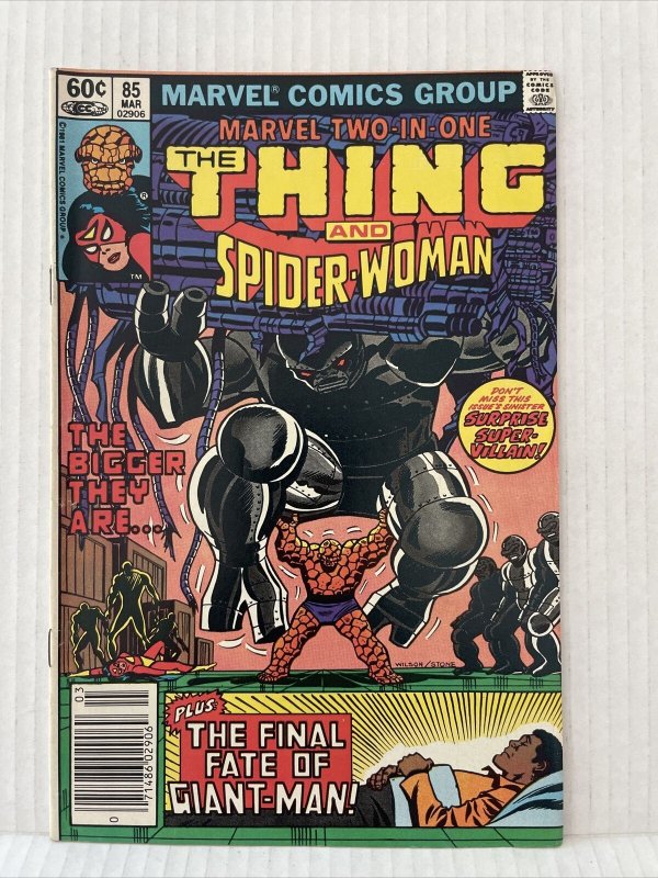 Marvel Two-in-One #85