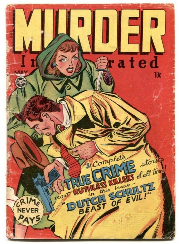 Murder Incorporated #3 1948- Fox golden age comics FR