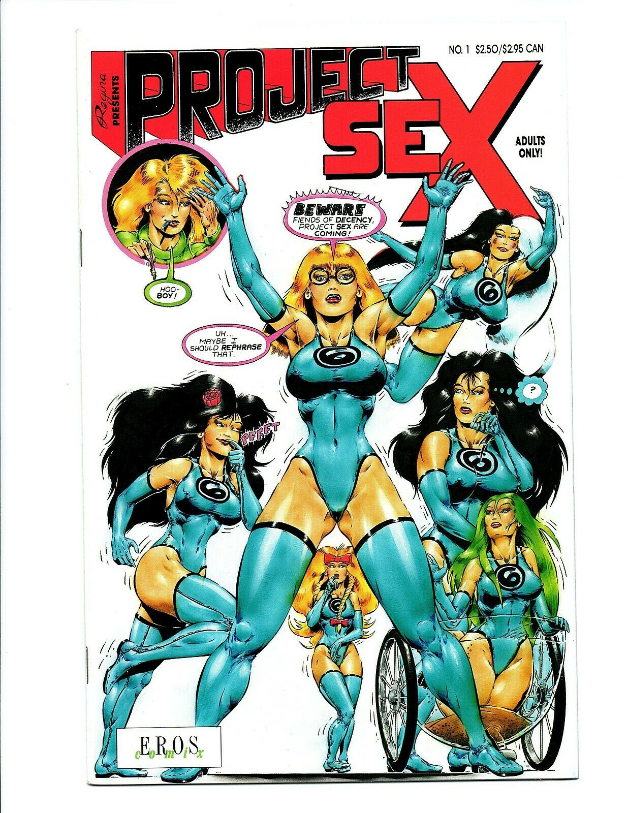 X rated comic book