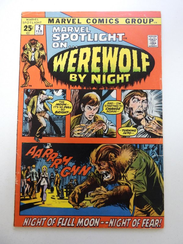 Marvel Spotlight #2 (1972) 1st appearance Werewolf by Night FN- condition