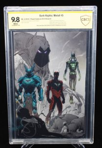 Dark Nights: Metal #5 - Signed Greg Capullo & Scott Snyder (CBCS 9.8) 2018