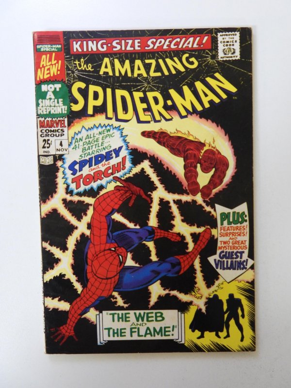 The Amazing Spider-Man Annual #4  (1967) FN- condition