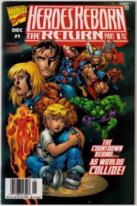 Heroes Reborn: The Return #1-4 complete set (1997)