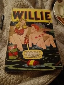 Willie Comics 16 Marvel Timely Comics 1948 Golden Age Good Girl Art Cindy Jeanie