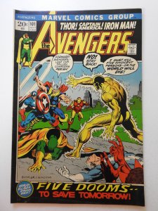 The Avengers #101 (1972) Awesome Story!! Beautiful VF+ Condition!