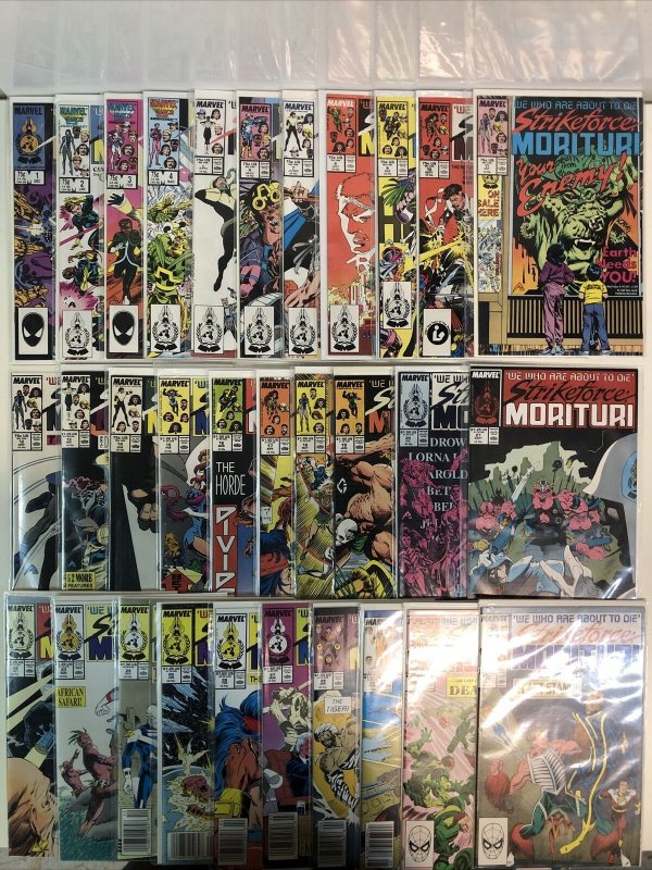 Strikeforce: Morituri (1986) Complete Consequential Set # 1-31 (VF/NM) Marvel