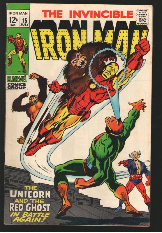 IRON MAN15 VF- 7.5 1st APPEARANCE ALEX N(CRIMSON DYNAMO);BIG DISCOUNT WEEK!!