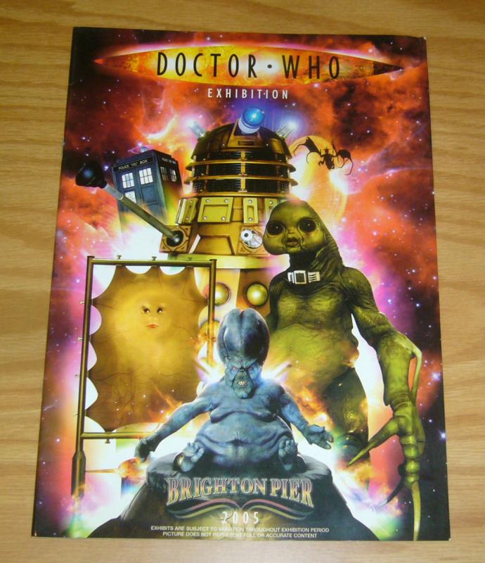 Doctor Who Exhibition 2005 VF brighton pier souvenir guide