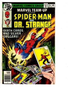 5 Marvel Team-Up Comic Books # 76 77 78 79 80 Spider-Man Daredevil Red Sonja WT8