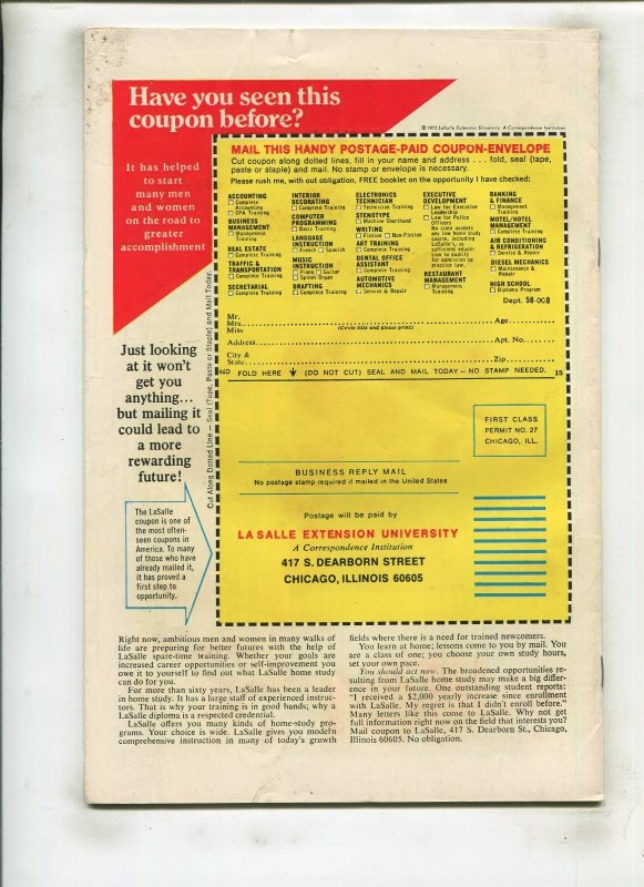 FANTASTIC FOUR #153 (4.5) WORLDS IN COLLISION!! 1974