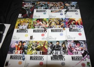 SECRET WARRIORS COMIC SET/LOT 12 PC