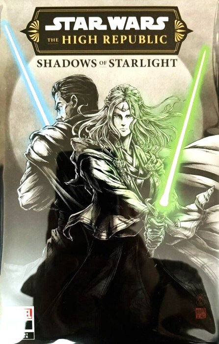 STAR WARS HIGH REPUBLIC SHADOWS OF STARLIGHT #2 OKAZAKI VARIANT TRADE/VIRGIN/B&W
