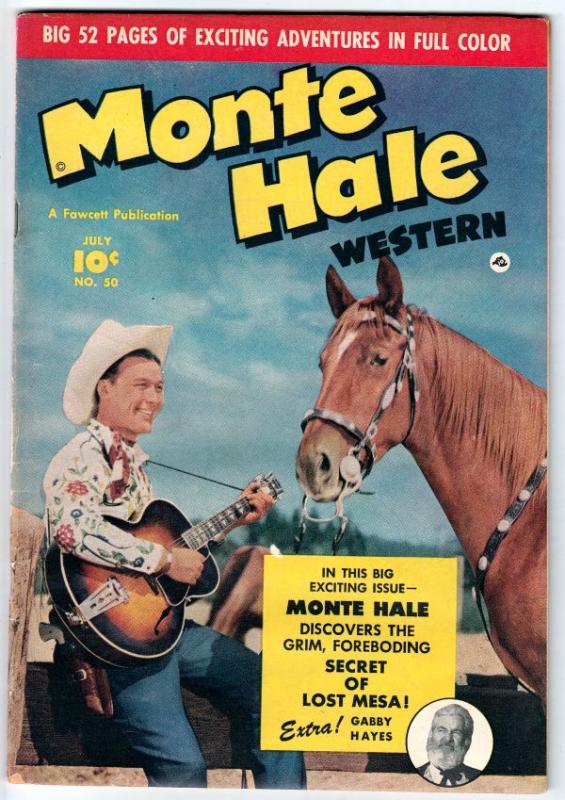 Monte Hale Western #50 (Jul-50) VF High-Grade Monte Hale, Gabby Hayes