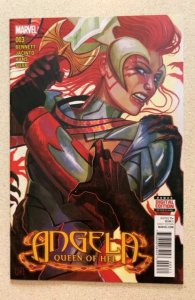 Angela, Queen of Hel #3 (2016) Marguerite Bennett Story Stephanie Hans Cover