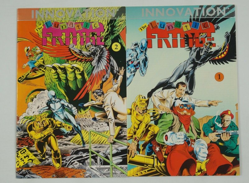 the Lunatic Fringe #1-2 VF/NM complete series - innovation comics - john statema