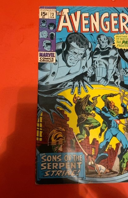 The Avengers #73 (1970)sons of the serpent strike
