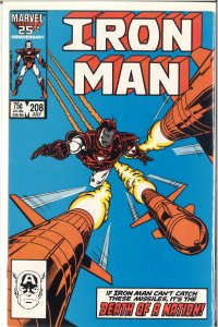 Iron Man #208 (1986) 8.5 VF+