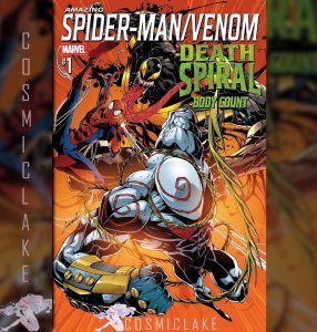 AMAZING SPIDERMAN VENOM DEATH SPIRAL BODY COUNT #1 GODTAIL VARIANT PRE 5/13☪