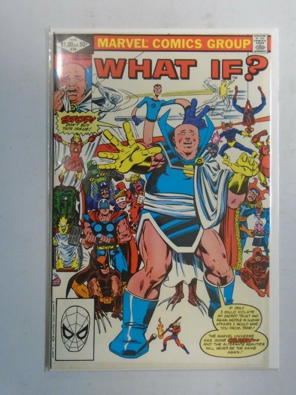 What If? #34 Direct edition 8.5 VF+ (1982 1st Series)