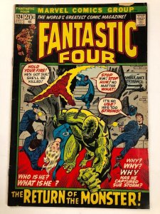 FANTASTIC FOUR 124 (July 1972) Stan Lee, JBuscema, Joe Sinnott GOOD+50 YEARS old