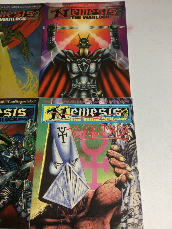 Nemesis The Warlock Book 1 2 3 4 5 6 Magazine Lot Near Mint Nm Titan Books