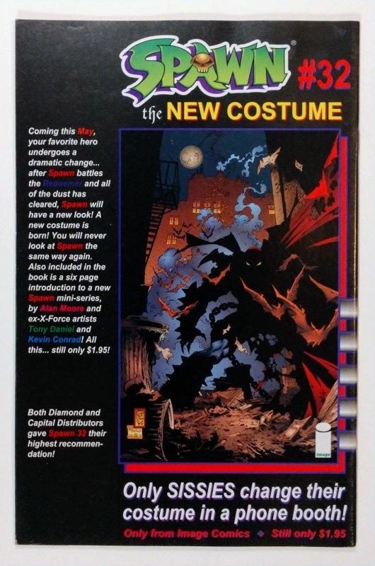 Spawn #31 (1995) 1st app of a new Redeemer