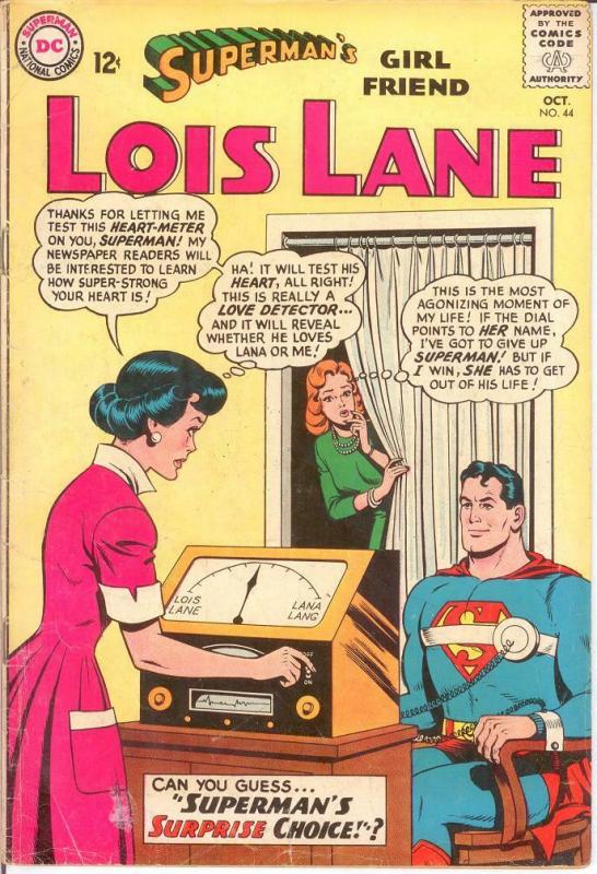 LOIS LANE 44 G-VG Oct. 1963 COMICS BOOK