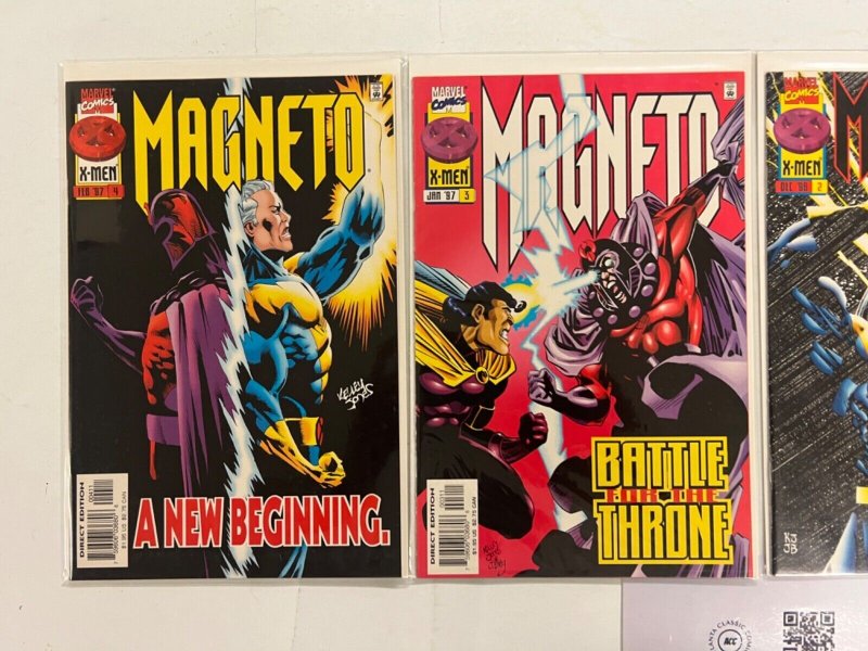 4 Magneto Marvel Comic Books # 1 2 3 4 Spiderman Defenders Avengers 36 RC22