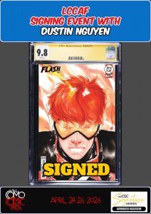 ABSOLUTE FLASH #11 CGC SS 9.8 DUSTIN NGUYEN VARIANT SIGNED LCCAF PRESALE