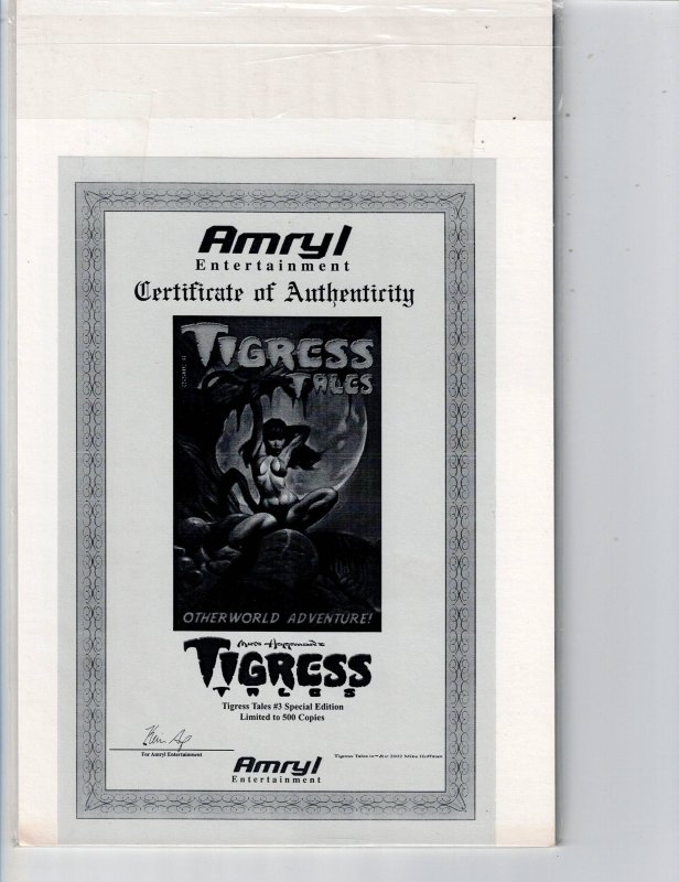 Tigress Tales #3 Special Edition Ltd to 500 copies