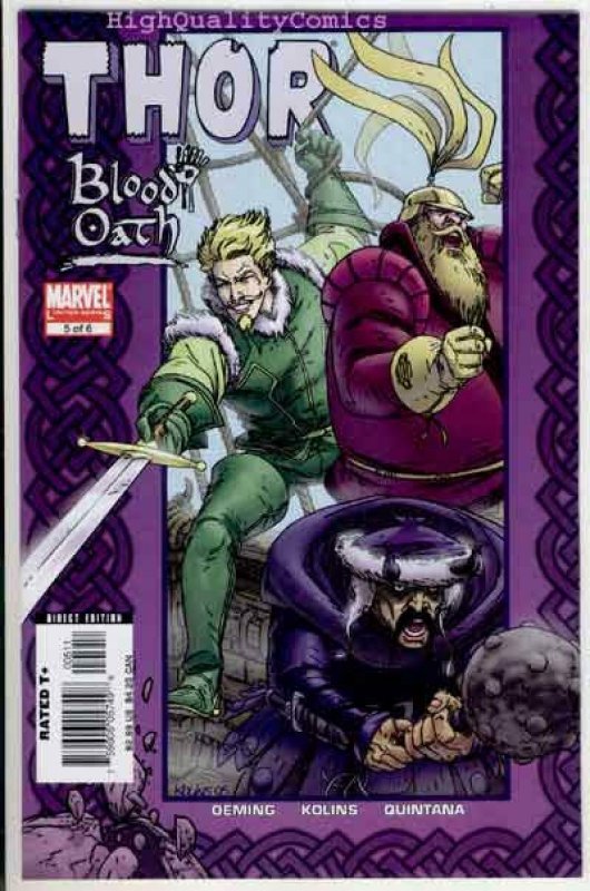 THOR : BLOOD OATH #1 2 3 4 5 6, NM+, Oeming, 2005, Thunder God, Hercules, 1-6