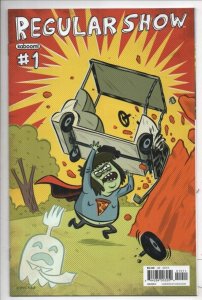 REGULAR SHOW #1 F, 1st, NM, Variant, 2013, KaBoom, Chuck BB
