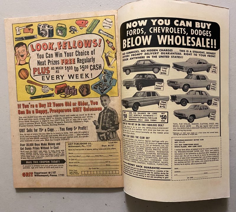 Fantastic Four Annual #5 Black Panther appearance 4.0 (1967)