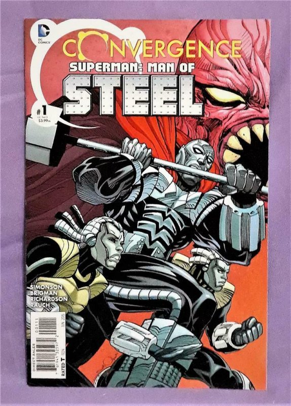 DC Convergence SUPERMAN MAN OF STEEL #1 - 2 Simonson Brigman (DC, 2015)!