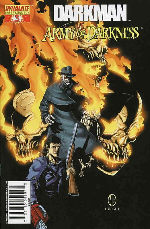 Darkman vs. the Army of Darkness #3B VF/NM; Dynamite | save on shipping - detail