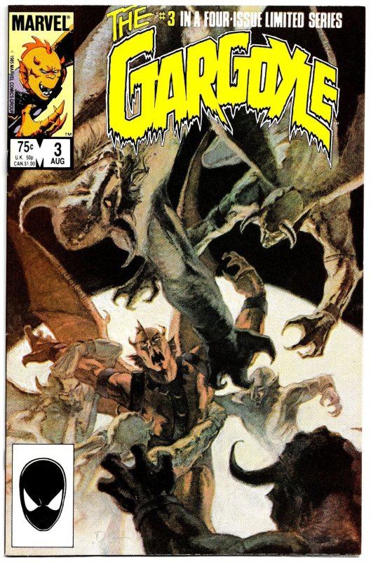 THE GARGOYLE #1 - 4 (1985) 7.0 FN/VF JM DeMatteis Mark Badger. Full mini-series!