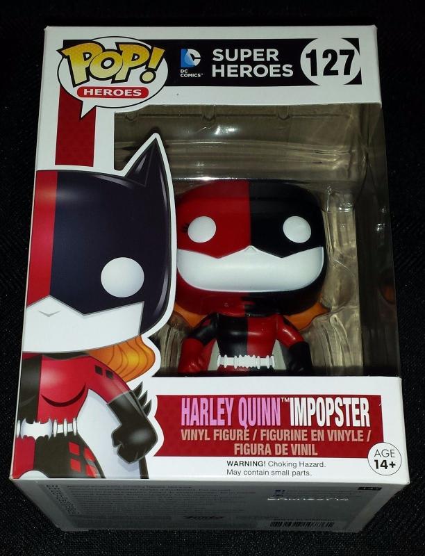 Batgirl as Harley Quinn ImPOPster Funko Vinyl Figure #127 (DC Heroes) New!