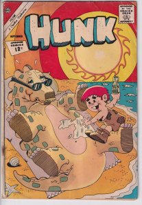 HUNK #7 (Sep 1962) VG 4.0 cream-off white paper, rust to staples.