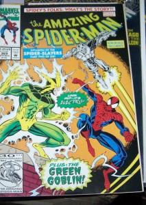Amazing Spider-Man # 369 (Nov 1992, Marvel) green goblin electro black cat
