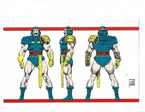 Official Handbook of the Marvel Universe Sheet- Tyr