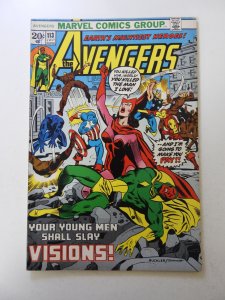 The Avengers #113 (1973) FN/VF condition ink front cover