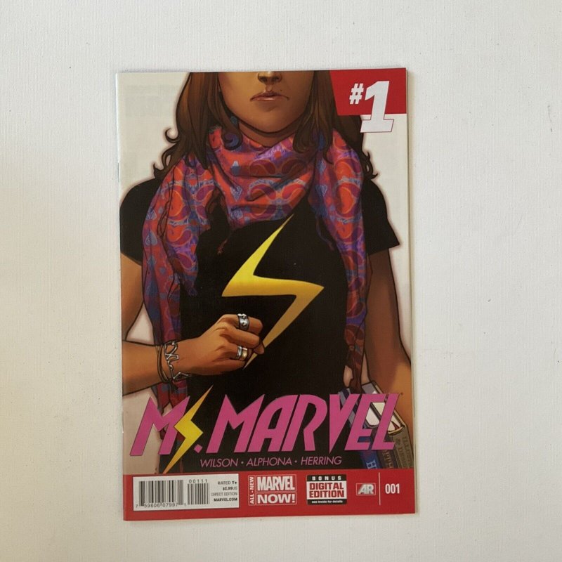 Ms Marvel 1 Near Mint Nm First Full Kamala Khan Marvel