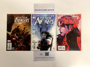 3 The Avengers Marvel Comic Books # 38 39 40 Defenders Spiderman Hulk 42 JS23