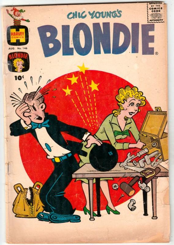 Blondie #146 (Aug-61) GD Affordable-Grade Blondie and Dagwood Bumstead