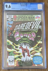 Daredevil #177 CGC 9.6 White Pages Frank Miller Kingpin 1981