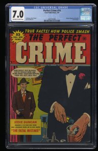 Perfect Crime #14 CGC FN/VF 7.0 Highest Graded on CGC Census!